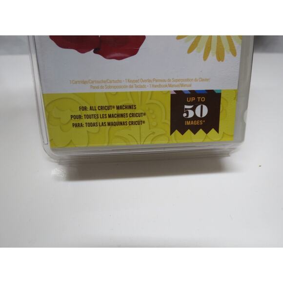Cricut Art Cartridge Giant Flowers Up To 50 Images NIB Sealed - Picture 3 of 9